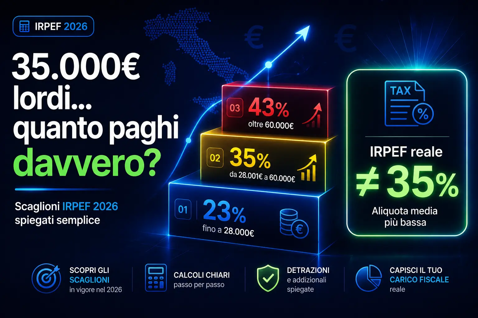 IRPEF 2026: Come Funzionano gli Scaglioni e Quanto Paghi Davvero?